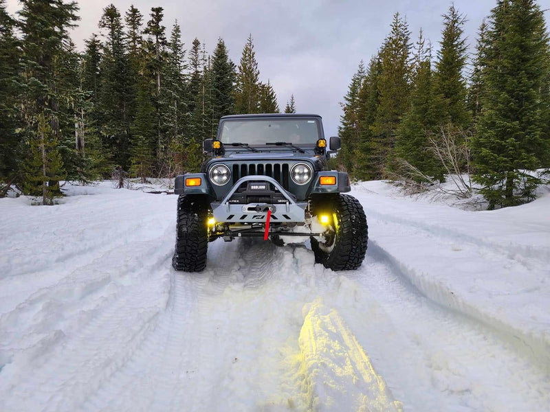 Crusher Front Bumper w/ Bull Bar for Jeep YJ / TJ /LJ