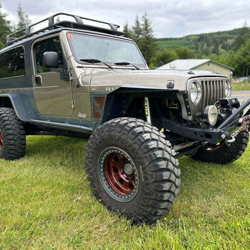 Diamond Series High Clearance Front Fenders for Jeep TJ Wrangler