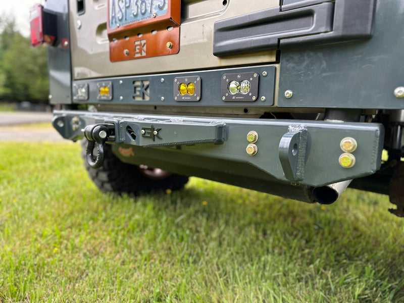 Rear Diamond Series Stubby Bumper for Jeep TJ Wrangler