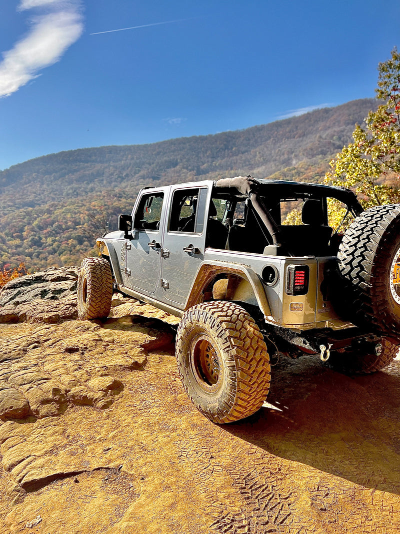 Hatchet High Line Rear Fenders for Jeep JK/JKU -Aluminum