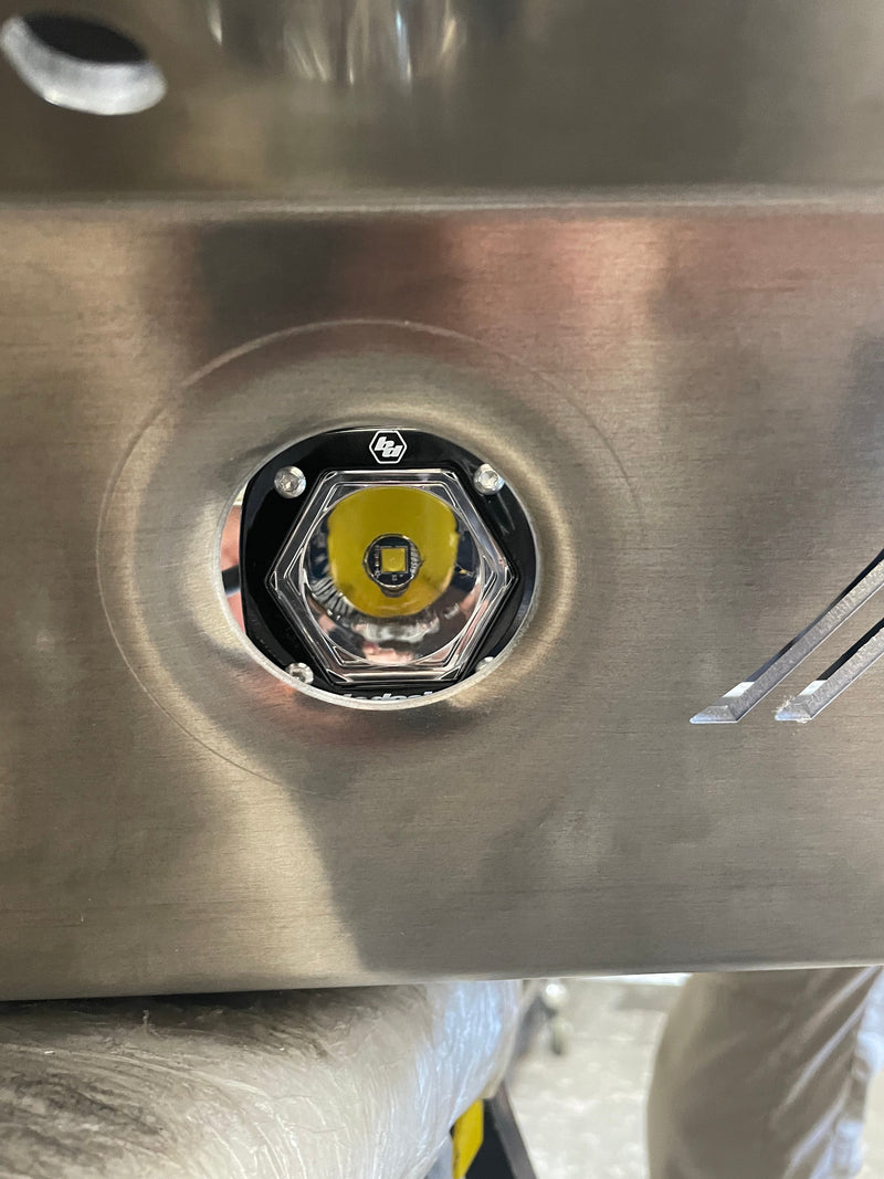 JL/JT Baja S1 LED Pod Mount — Aluminum Front Skid Compatible