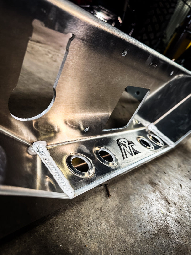JT Aluminum Rear Bumper — Featherweight Series
