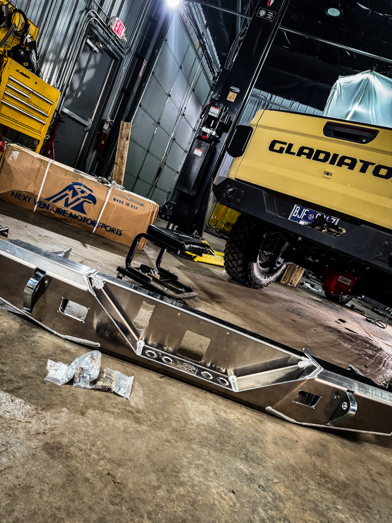 JT Aluminum Rear Bumper — Featherweight Series