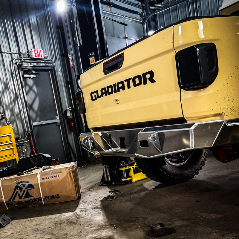 JT Aluminum Rear Bumper — Featherweight Series