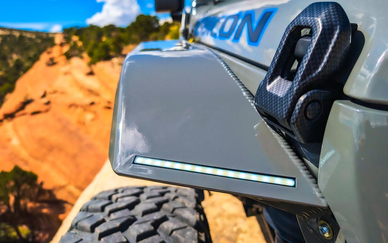 JL/JT Front Aluminum High Line Fender Flares