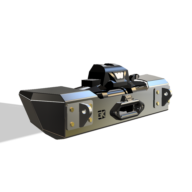 Gauntlet Front Bumper w/Winch Plate for Jeep JL/JT  (2018-2024)