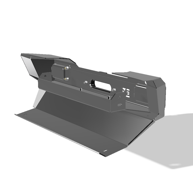 Gauntlet Front Bumper w/Winch Plate for Jeep JL/JT  (2018-2024)