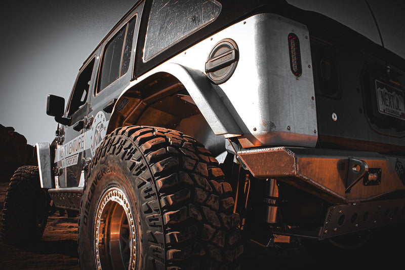 JL Aluminum High Line Fender Flares (Rear)