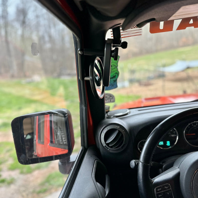 Loop Handle & Mirror Package For Aftermarket Roll Cage and UTV - CMM Offroad