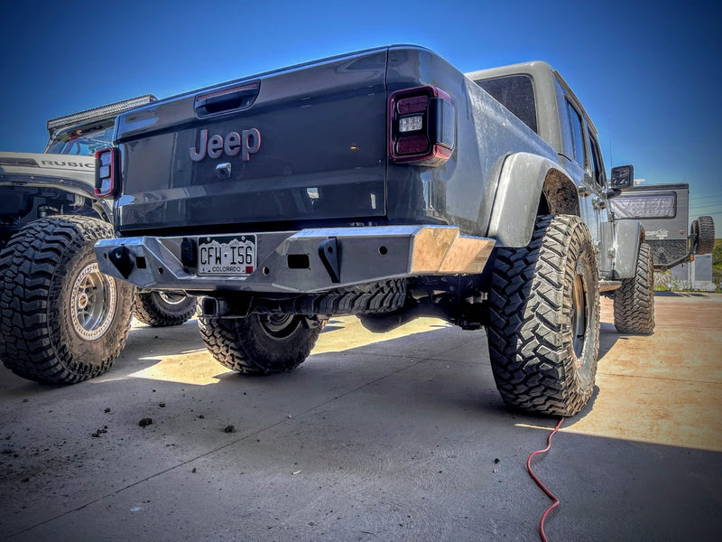 JT Aluminum Rear Bumper — Featherweight Series