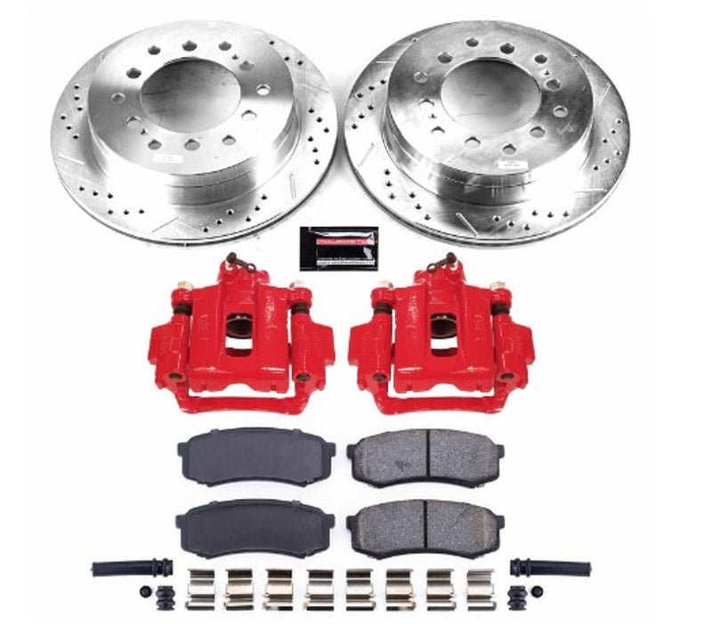 Power Stop 03-09 Toyota 4Runner Front Z23 Evolution Sport Brake Kit w/Calipers