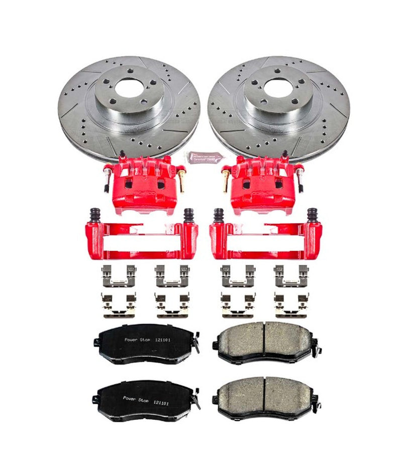 Power Stop 16-17 Subaru Crosstrek Front & Rear Z23 Evolution Sport Brake Kit