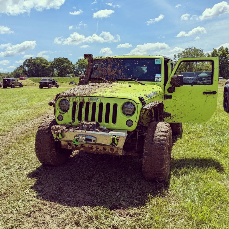JK Aluminum Front Bumper — Featherweight Series