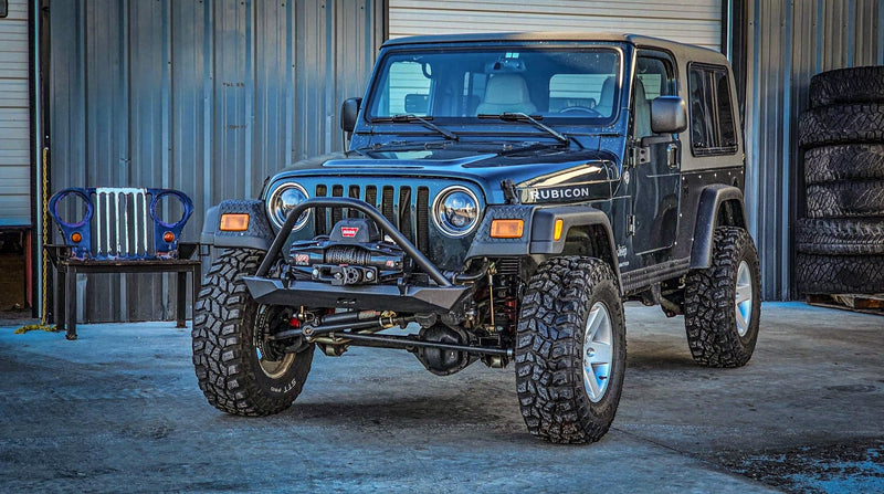 Mid-Width Front Bumper w/ stinger for Jeep YJ / TJ / LJ