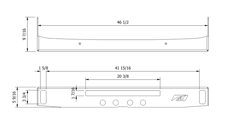 Micro Series Rear Bumper w/ Light Mount for Jeep JK / JKU