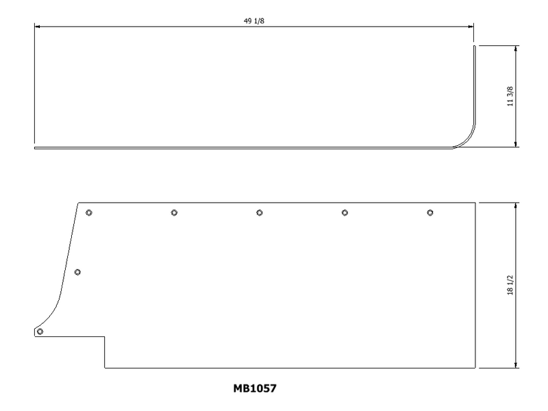 Blank Corner Guards for Jeep CJ YJ TJ - Steel