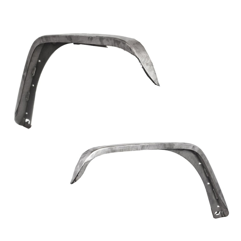 Crusher Front Fender 2" Flare for Jeep JK / JKU - Steel
