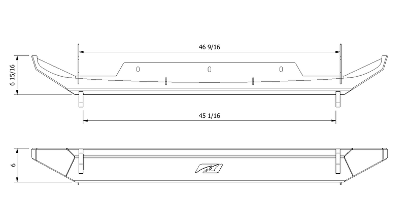 Hatchet Frame Chop Rear Bumper and Cross member for Jeep JK / JKU