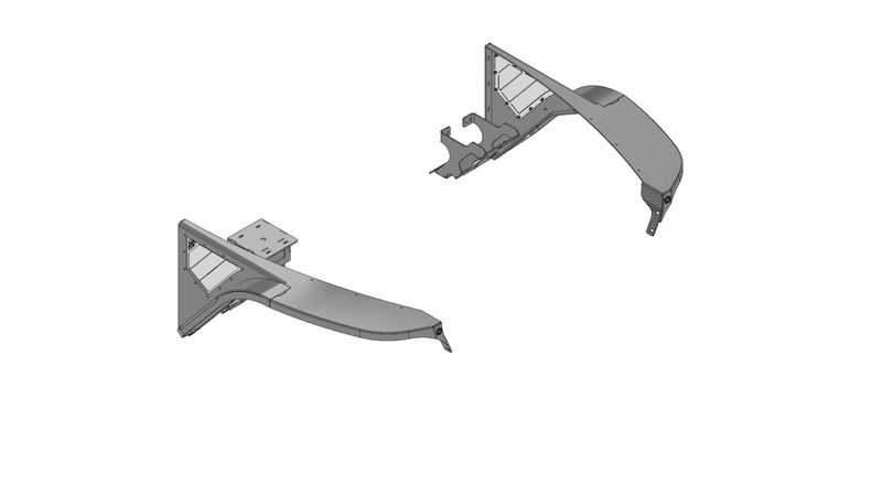 Crusher Front Fender 4" Flare for Jeep TJ/L - Steel