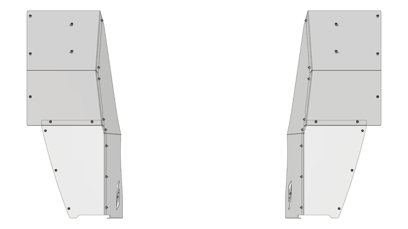 Crusher Blank Inner Fender Kit for Jeep TJ / LJ