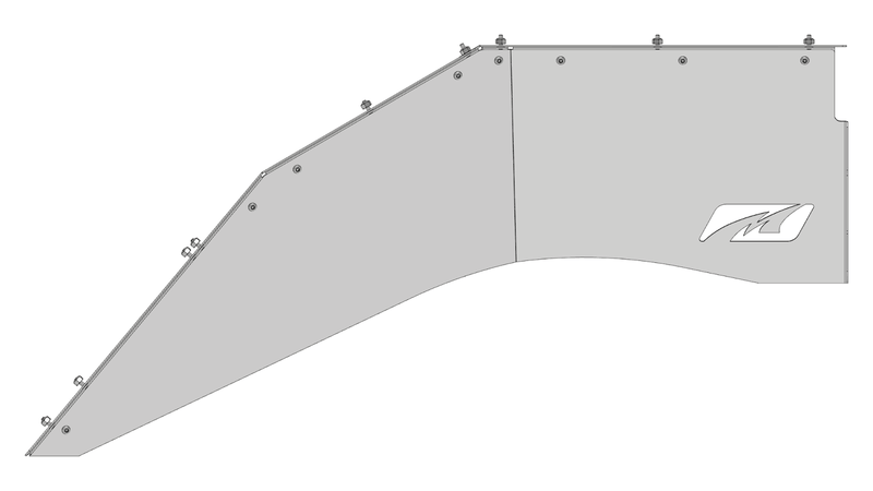 Crusher Blank Inner Fender Kit for Jeep TJ / LJ