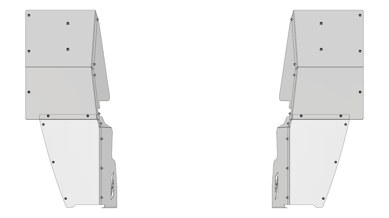 Crusher Inner Fender Kit for Jeep TJ / LJ