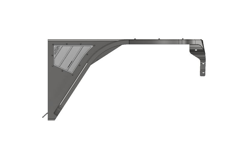 Hatchet High Line Front Fenders 2" Flare for Jeep TJ/LJ - Steel
