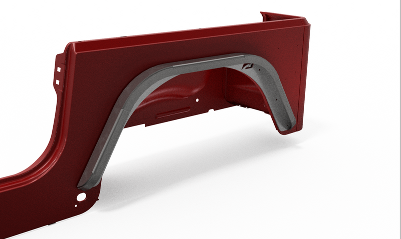 Crusher Rear Fender 2" Flare for Jeep TJ/LJ