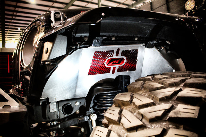 Front Inner Fenders Aluminum for Jeep JL / JLU / JT Gladiator