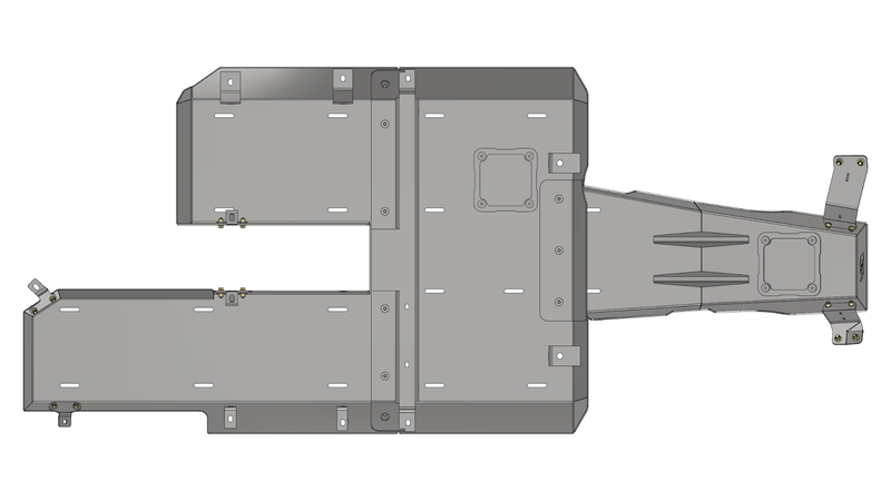 Skid Plate System for Jeep JL 4-Door 3.6L