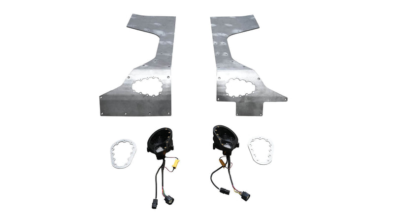 Corner Armor 10" Stretch with Tail Light System for Jeep JK 2 Door