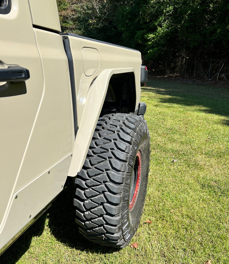 Hatchet High Line Rear Fenders for Jeep JT Gladiator - Steel