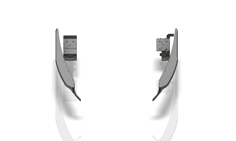 Hatchet Highline Front Fenders 0" Flare for Jeep YJ - Aluminum