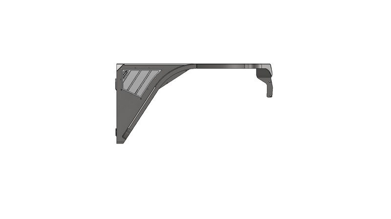 Hatchet Highline Front Fenders 2" Flare for Jeep YJ - Steel