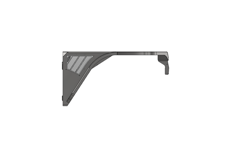 Hatchet Highline Front Fenders 4" Flare for Jeep YJ - Steel