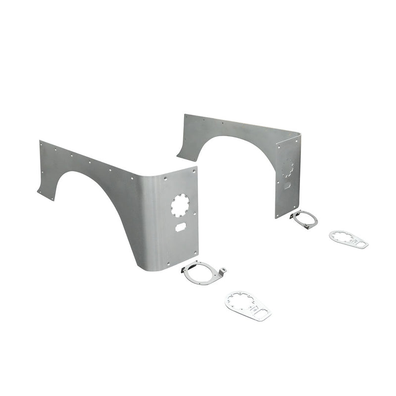 Hatchet 2 Inch Stretch Corner Armor for Jeep YJ - Aluminum