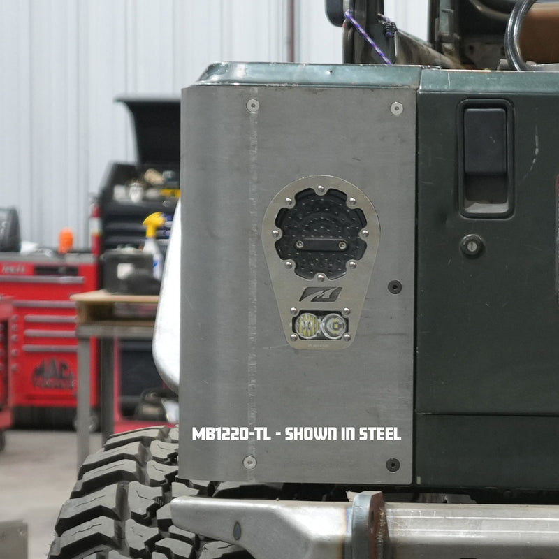 Hatchet 2 Inch Stretch Corner Armor for Jeep YJ - Steel