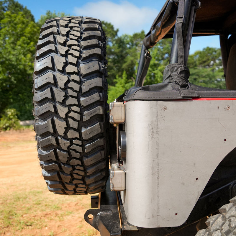Body Mount Tire Carrier for Jeep YJ / TJ / LJ - 5 x 4.5