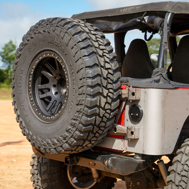 Body Mount Tire Carrier for Jeep YJ / TJ / LJ - 5 x 4.5