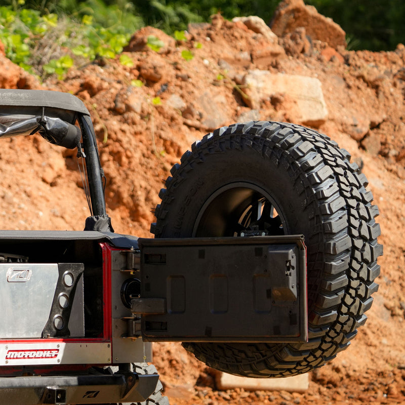 Body Mount Tire Carrier for Jeep YJ / TJ / LJ - 8 x 170mm