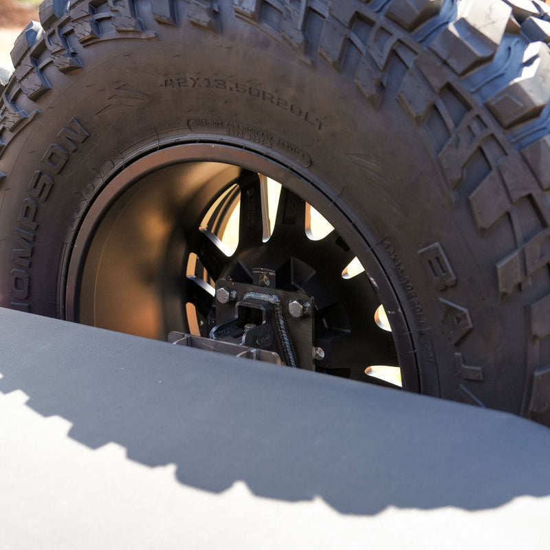 Body Mount Tire Carrier for Jeep YJ / TJ / LJ - 8 x 6.5"