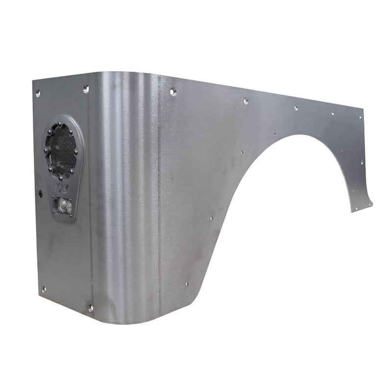 Hatchet 2 Inch Stretch Corner Armor for Jeep YJ - Aluminum
