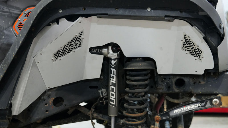 High Clearance Front Inner Fenders -Falcon- for Jeep JL / JLU / JT for 40"+ Tires