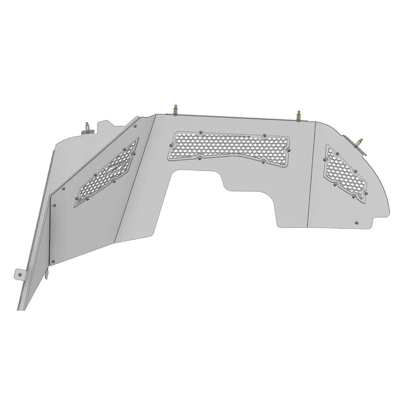 High Clearance Front Inner Fenders -Max Vent- for Jeep JL / JLU / JT for 40"+ Tires