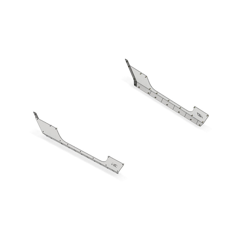 Stretch Rocker Armor - Jeep JK - Aluminum