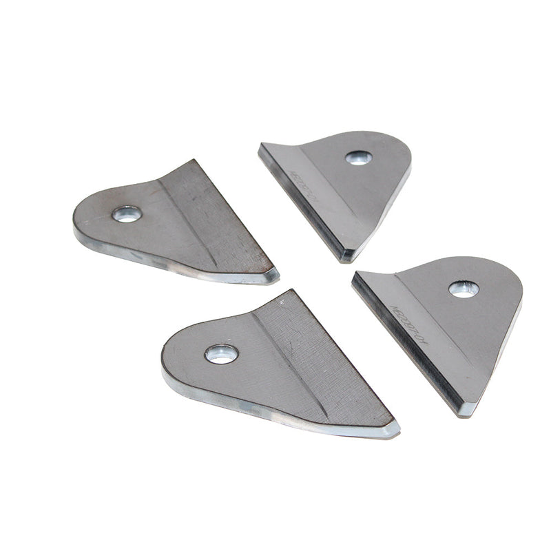Link Mount Brackets for Round Tube - Choose Bolt Hole Size