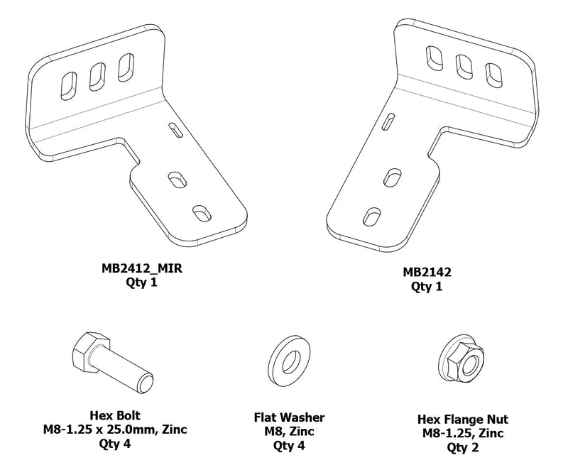 Bed Light Mounts for Jeep JT Gladiator