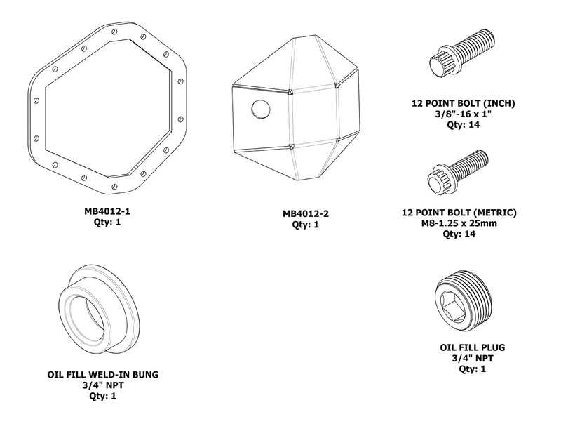 DIY 14 Bolt DIFF Cover