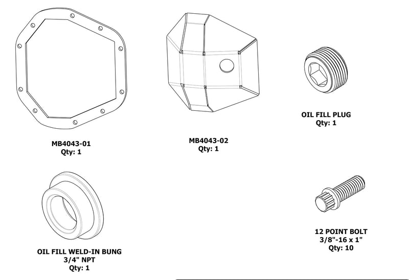 DIY Dana 60 Super Duty DIFF Cover