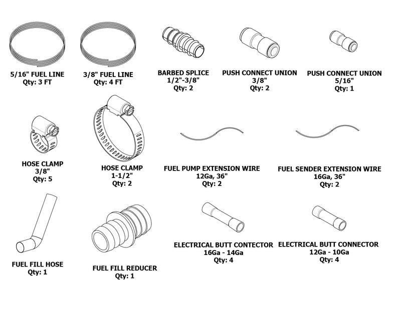 JL EVAP and Fuel Line Modification for Rear Tank